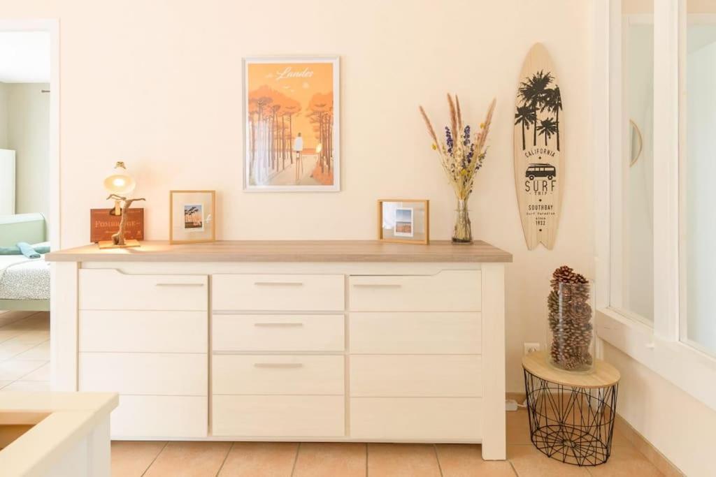 New Charmante Maison Proche Ocean บิสการ์รอส ภายนอก รูปภาพ